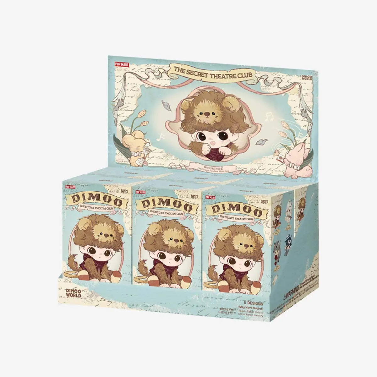 Popmart DIMOO Secret Theatre Club Series Vinyl Plush Pendants