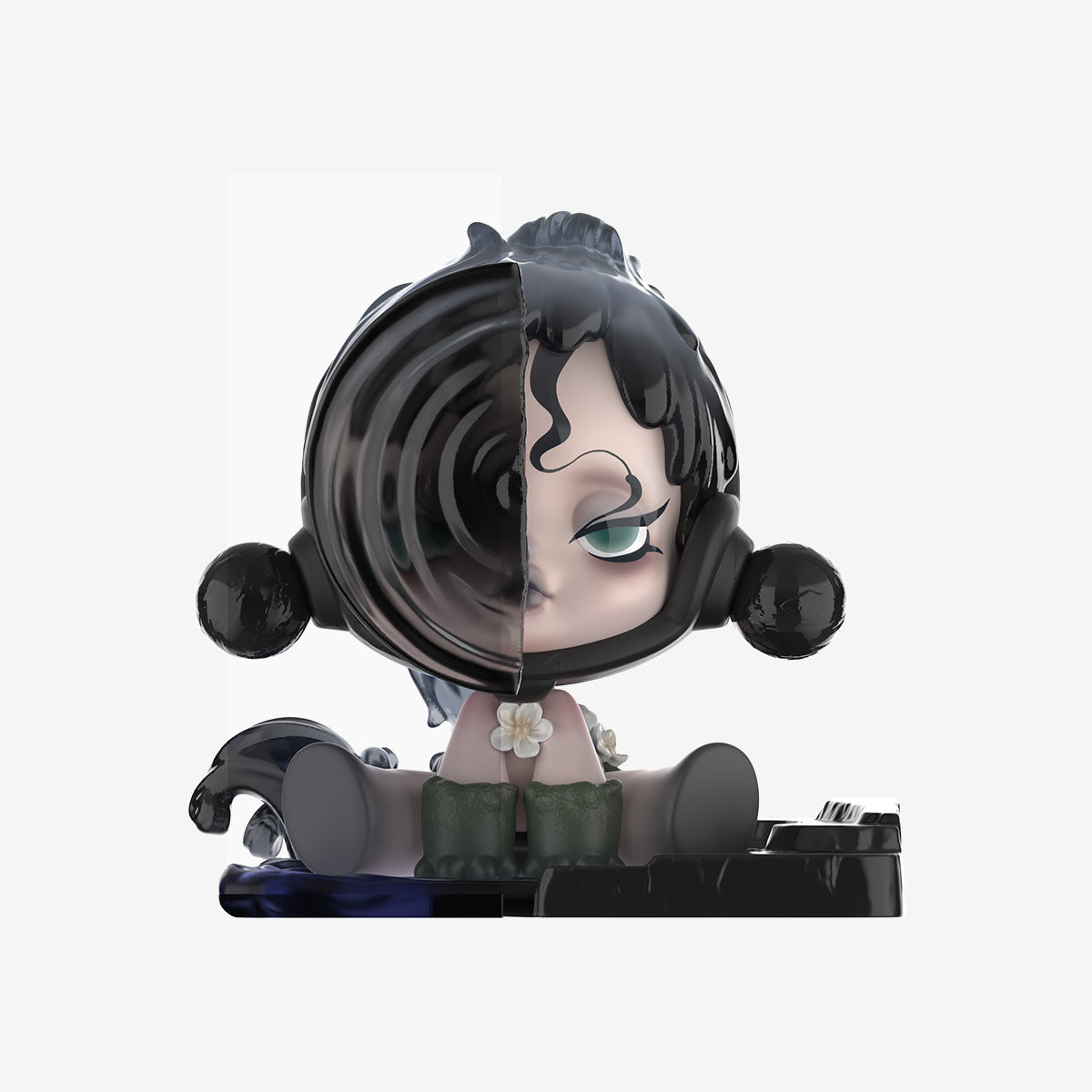 Pop Mart Skull Panda The Ink Plum Blossom Series Figures