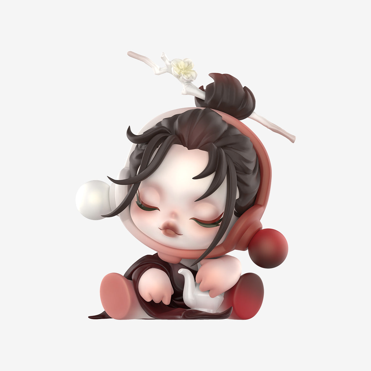 Pop Mart Skull Panda The Ink Plum Blossom Series Figures