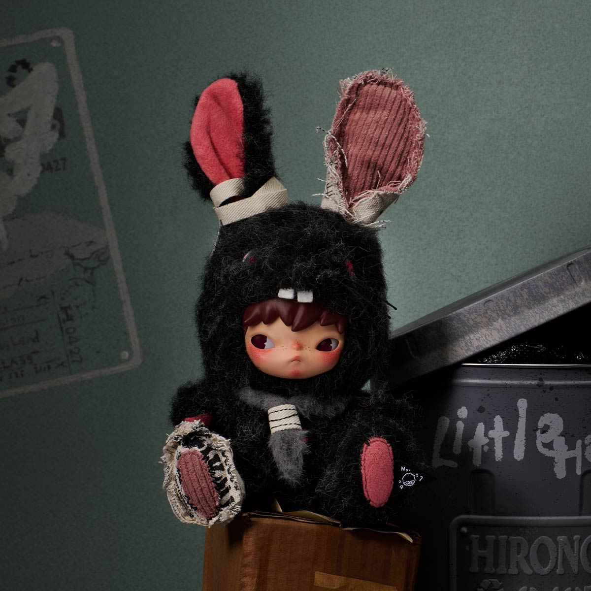 Pop Mart Hirono Little Hare Plush Doll Pendant
