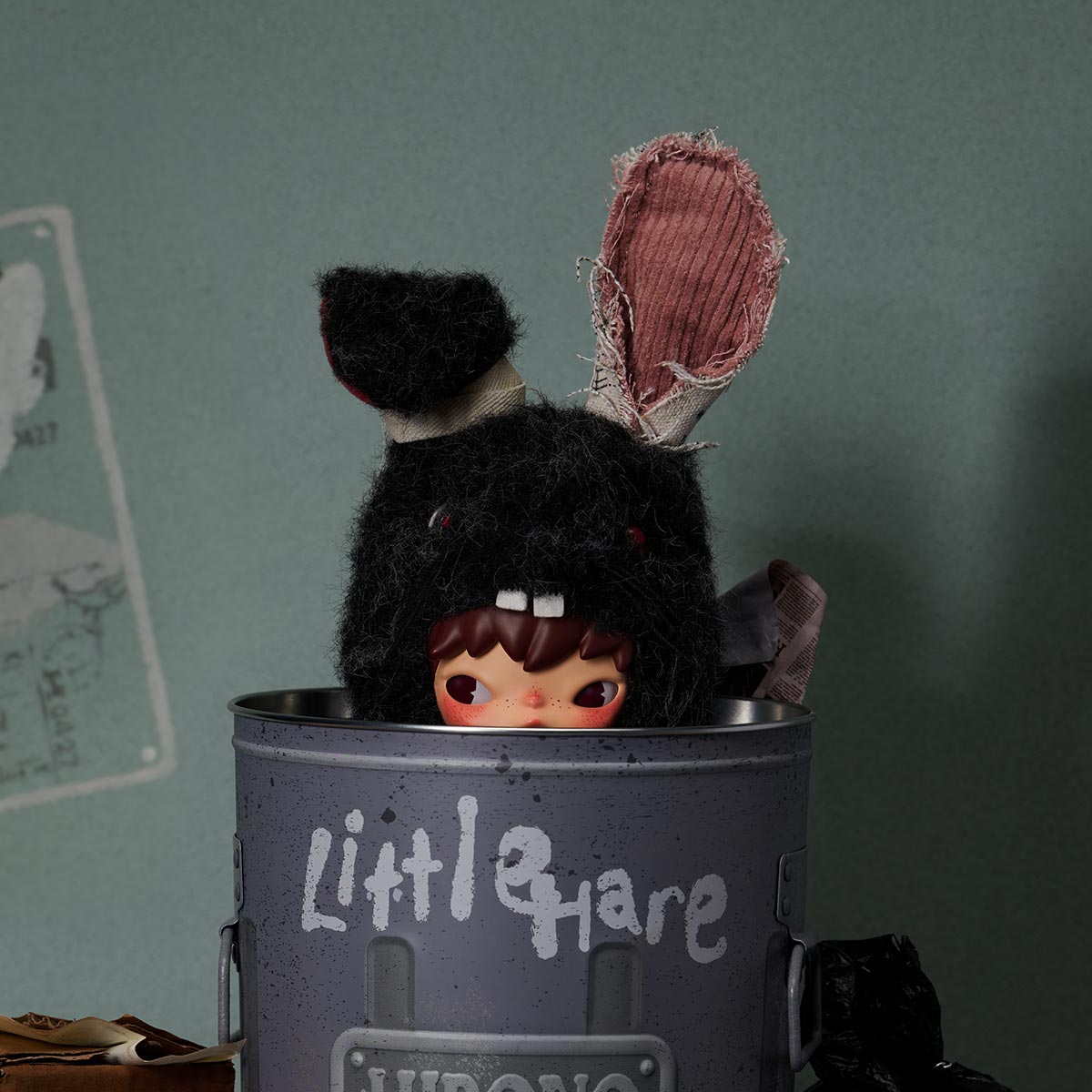 Pop Mart Hirono Little Hare Plush Doll Pendant – Popaholics Pop Shop