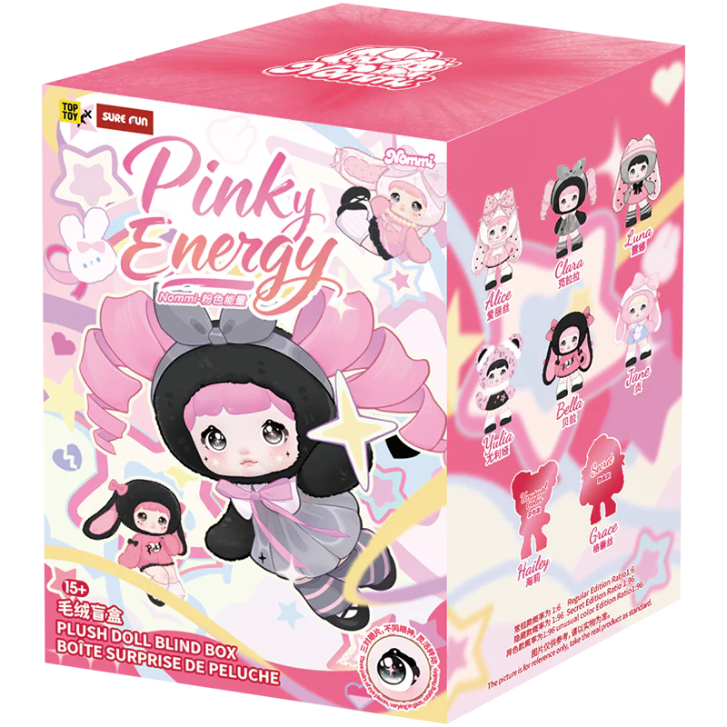 Nommi Pink Energy Series Plush Doll Pendants