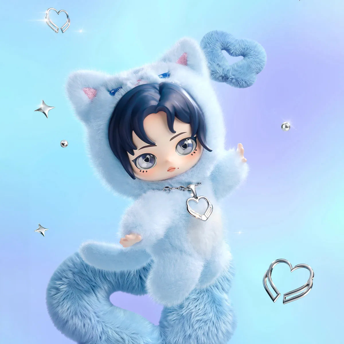 Pop Mart aespa Fluffy Club Series Vinyl Plush Doll Pendants