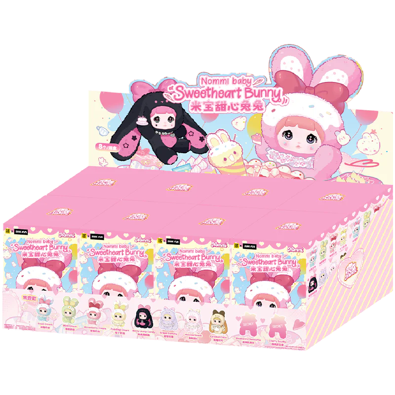 Nommi Baby Sweetheart Bunny Plush Pendants
