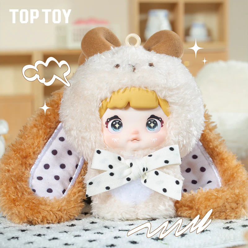 Nommi Baby Sweetheart Bunny Plush Pendants