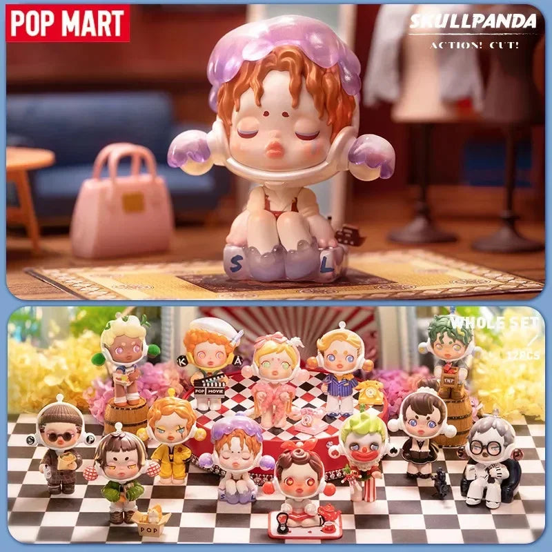Pop Mart Skull Panda Action Cut Series Figures