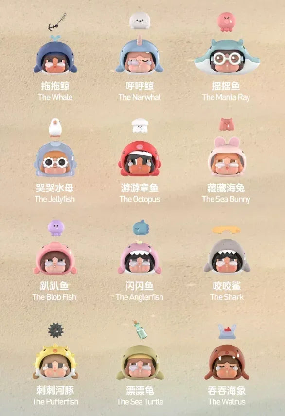 Popmart Crybaby Cry Me an Ocean Series Figures