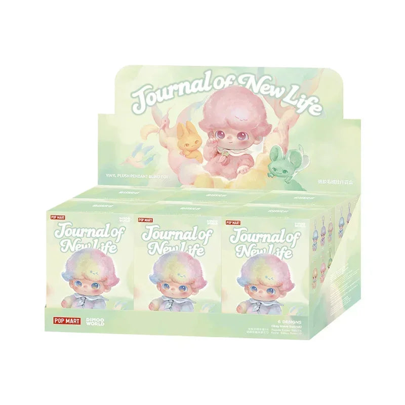 Popmart DIMOO Journal Of New Life Series Vinyl Plush Pendants