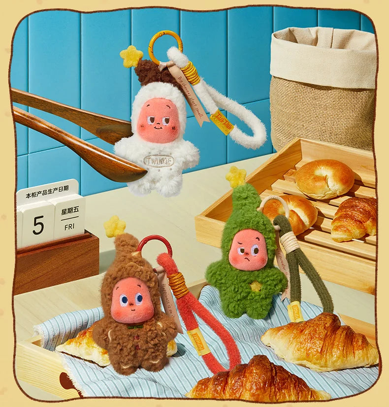 POP MART Twinkle Twinkle Savor the Moment Series – Fresh-Baked Mini Cookies Plush Pendants