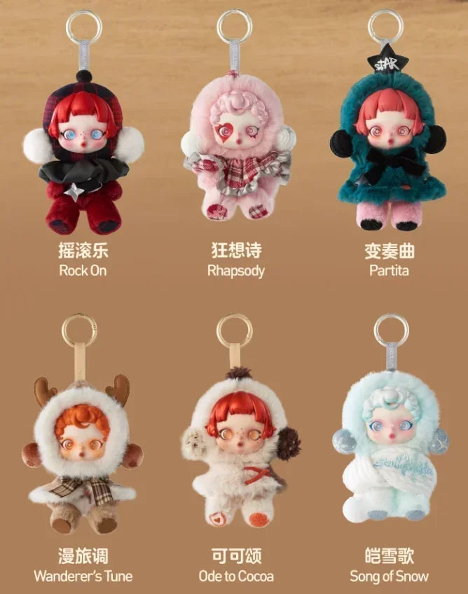 Pop Mart Skull Panda Winter Symphony Series - Vinyl Plush Pendants