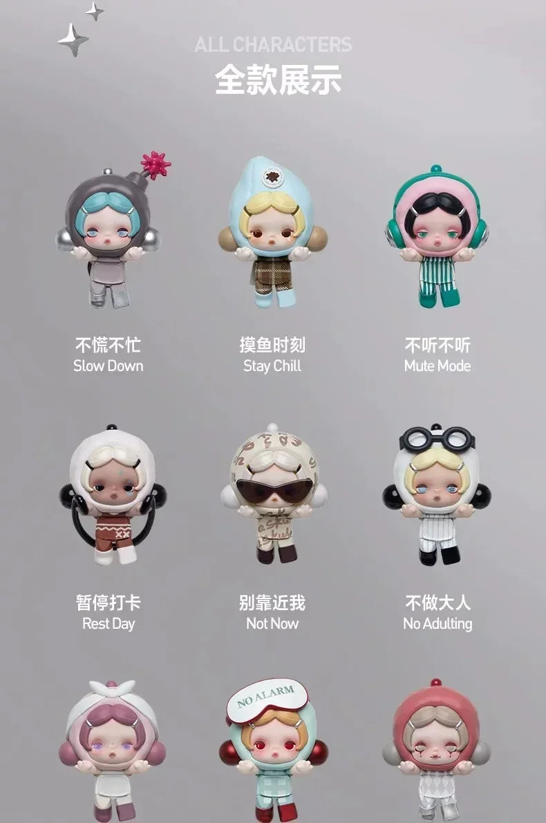 Popmart Pop Attach Skull Panda Off Mode Series