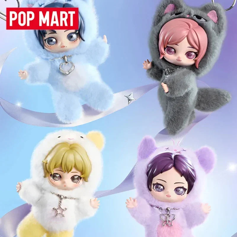 Pop Mart aespa Fluffy Club Series Vinyl Plush Doll Pendants