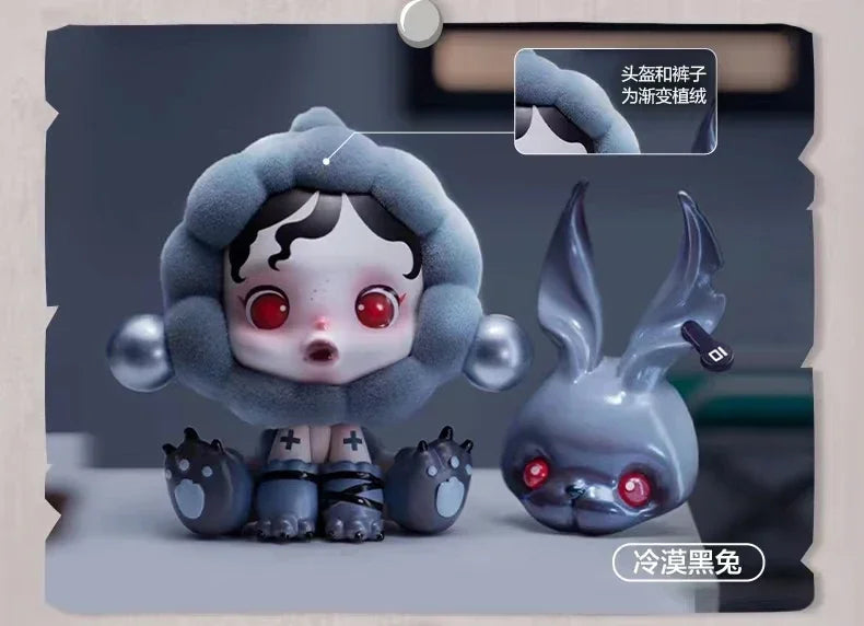 Pop Mart Skull Panda The Mare Of Animals Series Figures