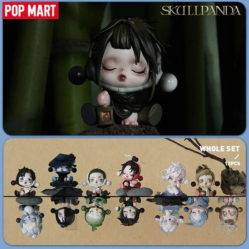 Pop Mart Skull Panda The Ink Plum Blossom Series Figures