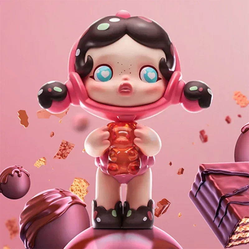 Pop Mart Skull Panda Candy Monster Town Series Figures