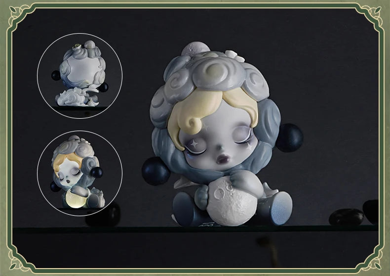 Pop Mart Skull Panda The Ink Plum Blossom Series Figures