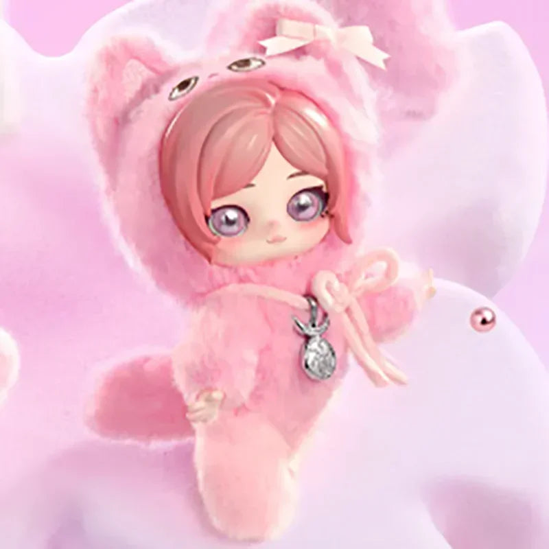 Pop Mart aespa Fluffy Club Series Vinyl Plush Doll Pendants