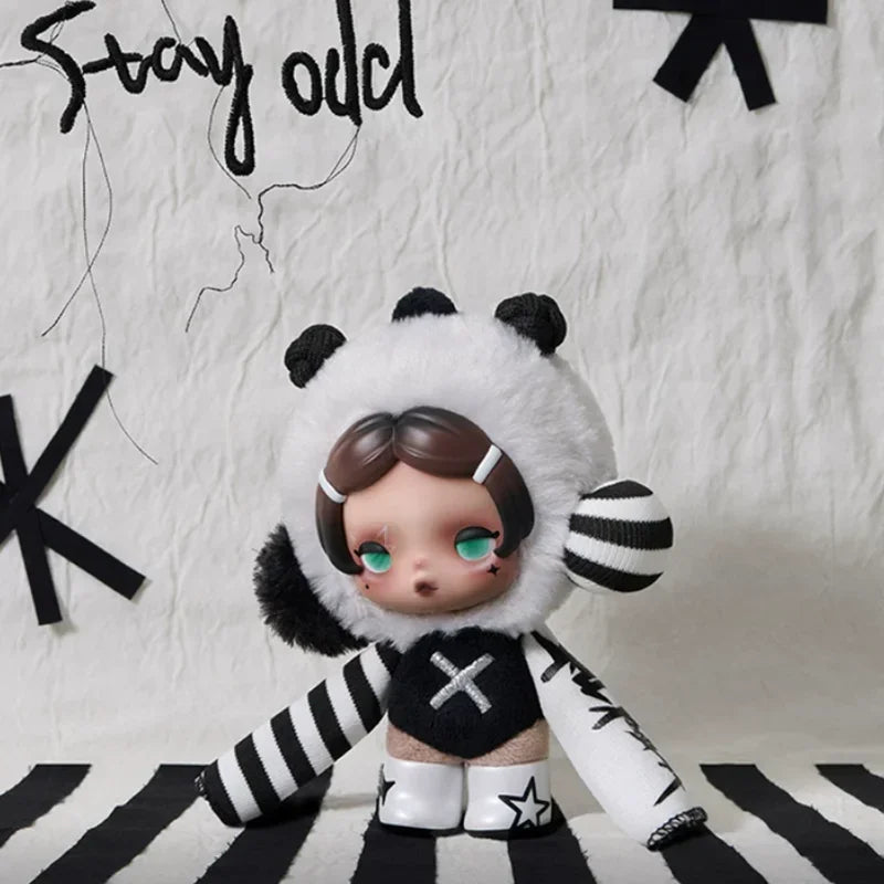 Popmart Skull Panda Off Mode Series Plush Doll Pendants