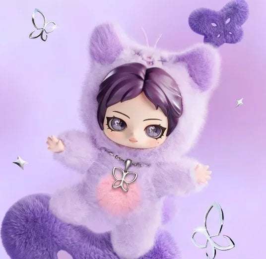 Pop Mart aespa Fluffy Club Series Vinyl Plush Doll Pendants