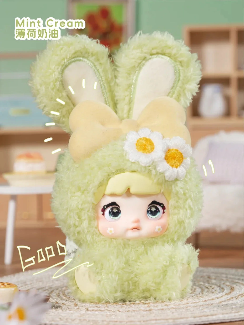 Nommi Baby Sweetheart Bunny Plush Pendants