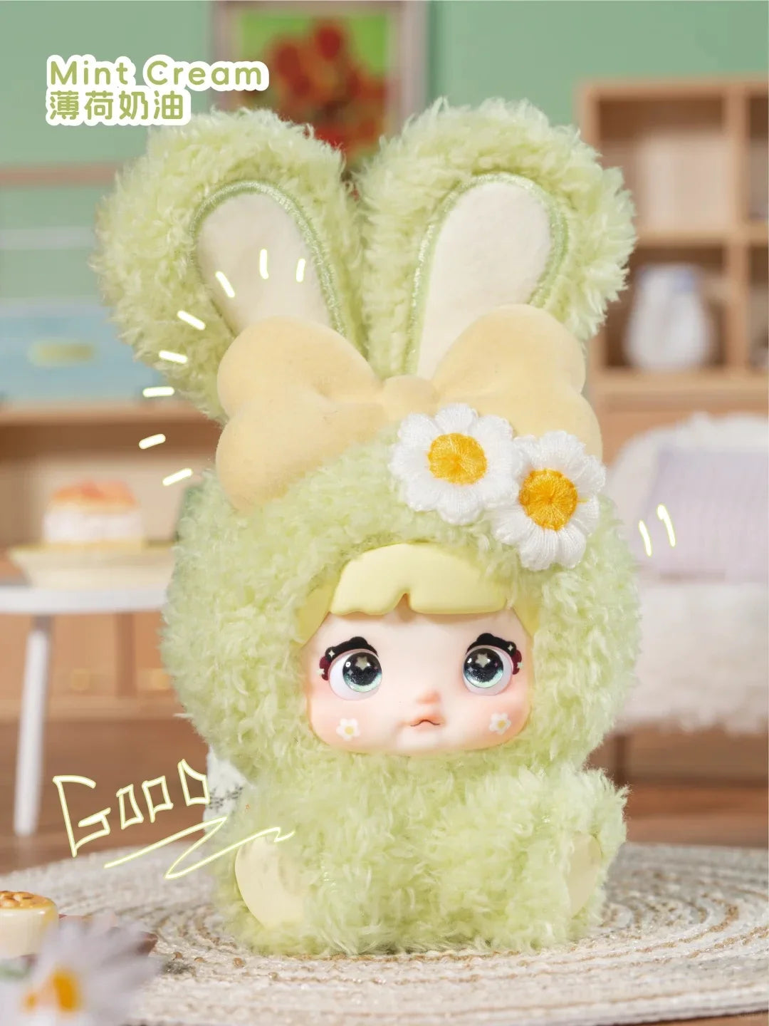 Nommi Baby Sweetheart Bunny Plush Pendants