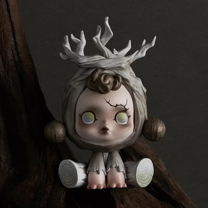 Pop Mart Skull Panda The Ink Plum Blossom Series Figures