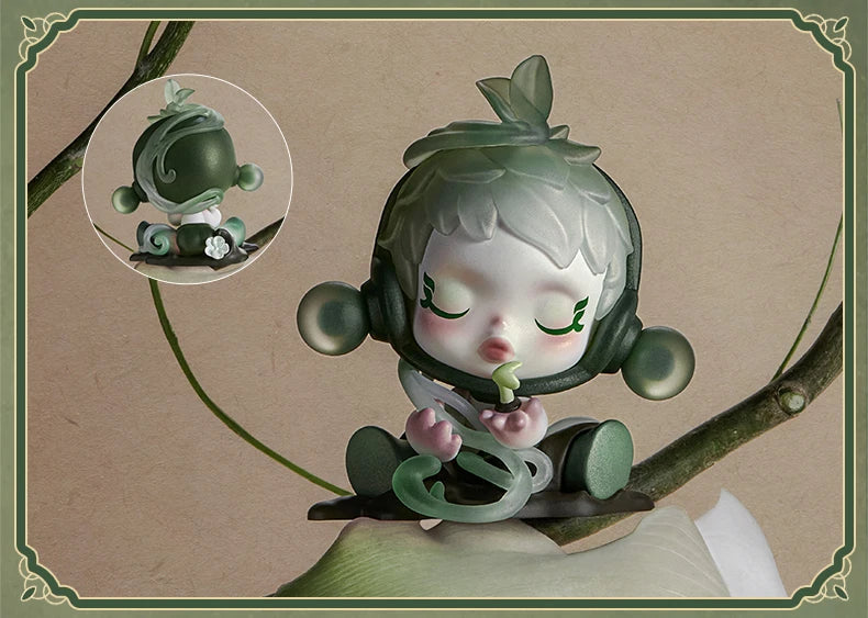 Pop Mart Skull Panda The Ink Plum Blossom Series Figures