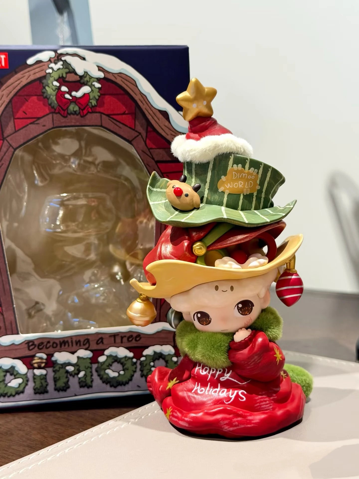 Popmart DIMOO Christmas Tree Figure