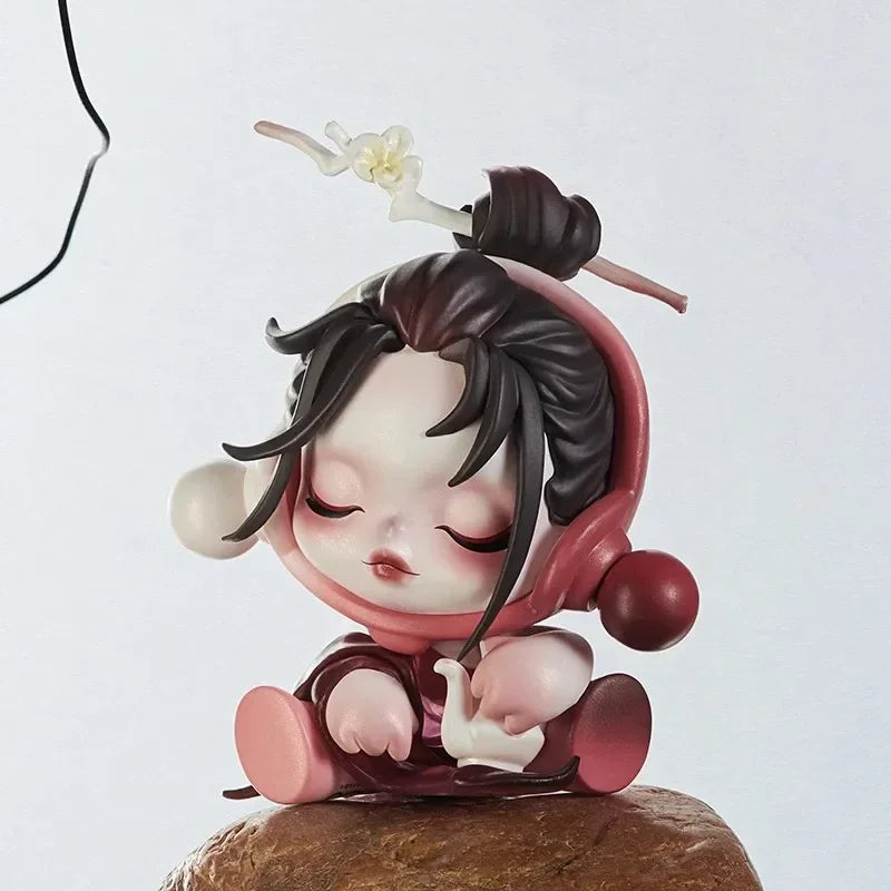 Pop Mart Skull Panda The Ink Plum Blossom Series Figures
