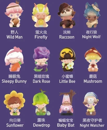 Popmart DIMOO Forest Night Series Figures