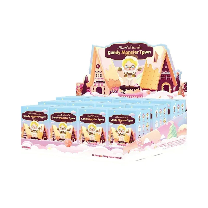 Pop Mart Skull Panda Candy Monster Town Series Figures