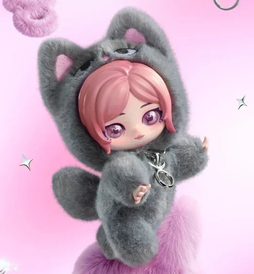 Pop Mart aespa Fluffy Club Series Vinyl Plush Doll Pendants