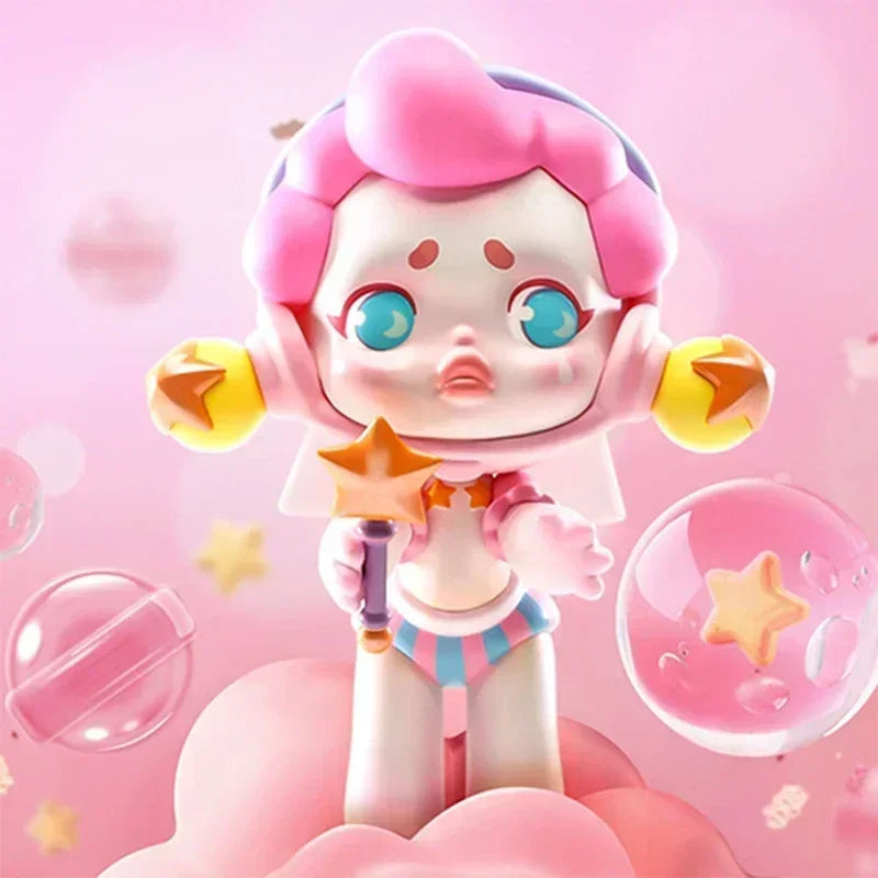 Pop Mart Skull Panda Candy Monster Town Series Figures
