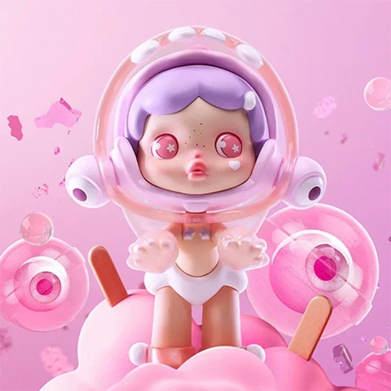 Pop Mart Skull Panda Candy Monster Town Series Figures