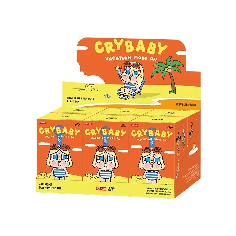 Pop Mart Crybaby Vacation Mode On Series - Vinyl Plush Pendants