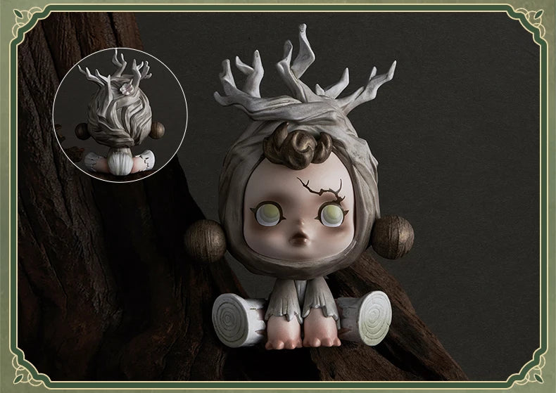 Pop Mart Skull Panda The Ink Plum Blossom Series Figures