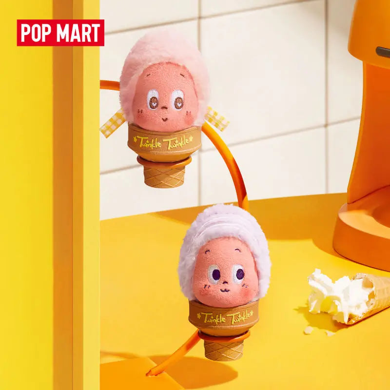 Pop Mart Twinkle Twinkle MOON GELATO Series – Ice Cream Plush Pendants